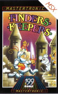 Finders Keepers PAL MSX PAL box art